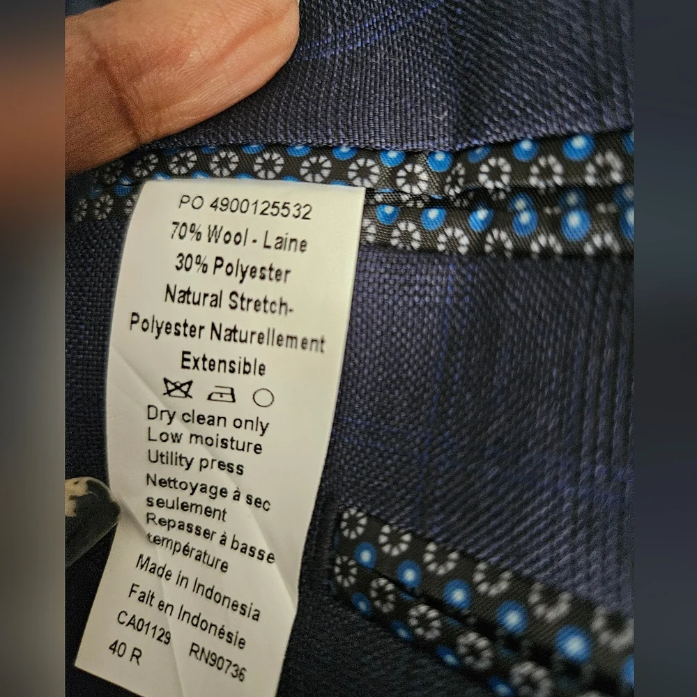 SALE NWT Ralph Lauren Classic Navy Suit Jacket - 40R